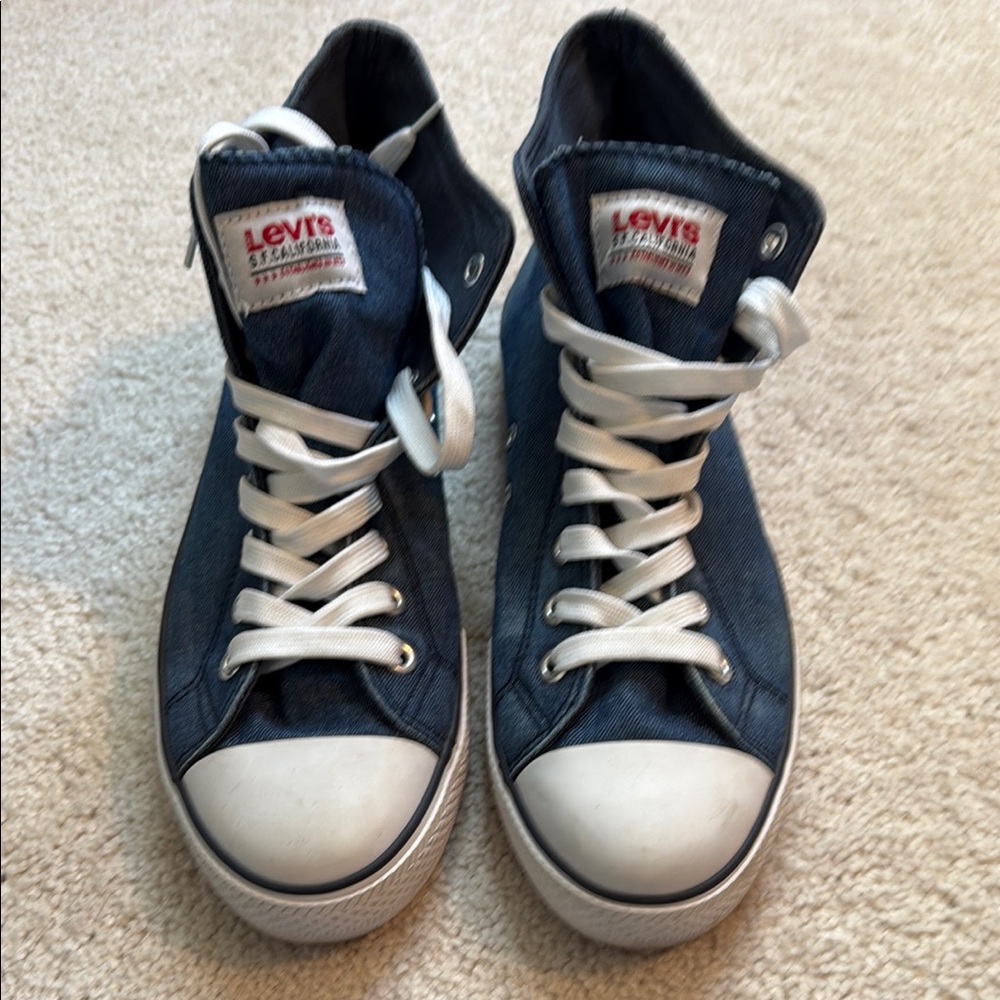Levi's Blue High-Top Sneakers